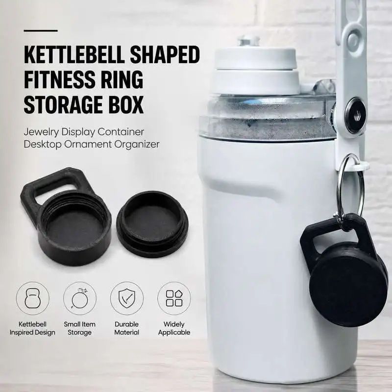 Kettlebell - Kettlebell Shaped Fitness Ring Storage Container