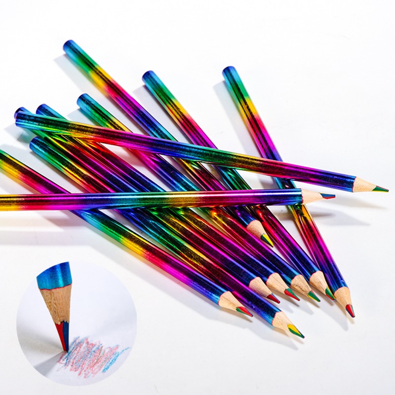 12Pcs Rainbow 4 Colors in 1 Co - Chalk Bag 评论和价格