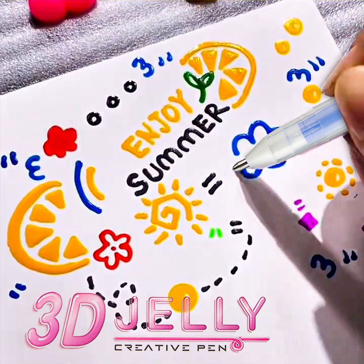 SHANDS 12PCS 3D Jelly Gel Pens - Chalk Bag 评论和价格