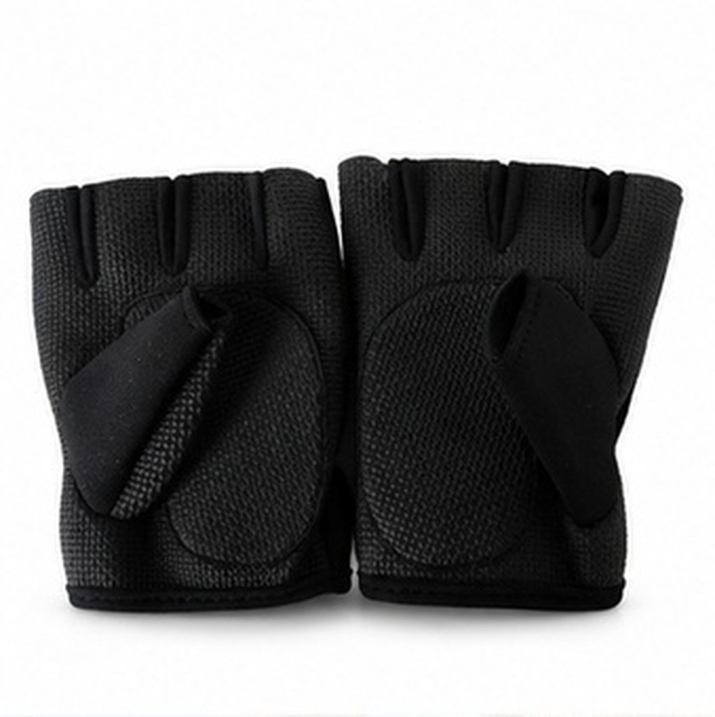 Pair Cycling Gloves Black Size - Weightlifting Gloves 评论和价格